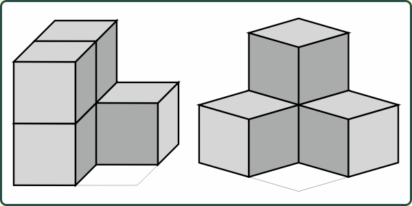 84_22 Geometrie Würfel Bauplan 2x2x2