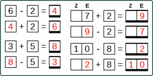 22_24 Addition Subtraktion Umkehraufgabe einstellig