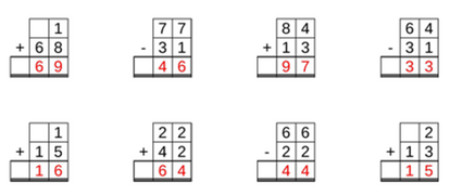 12_12 Addition Subtraktion zweistellig