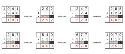 12_16 Addition Subtraktion Merkzahl dreistellig