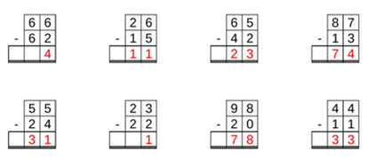 11_12 Subtraktion zweistellig