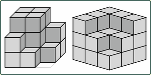 80_33 Geometrie Würfel Bauplan 3x3x3